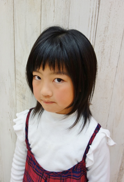 小学生 女の子 髪型 ウルフ